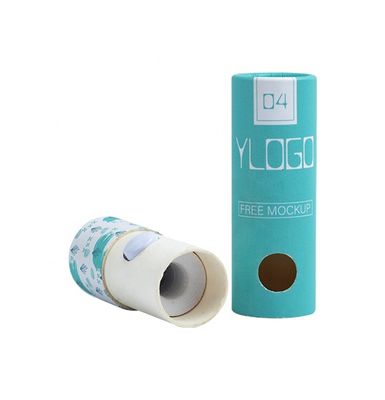 Cylindryczna tuba papierowa zabezpieczona przed dostępem dzieci do pakowania urządzeń jednorazowych