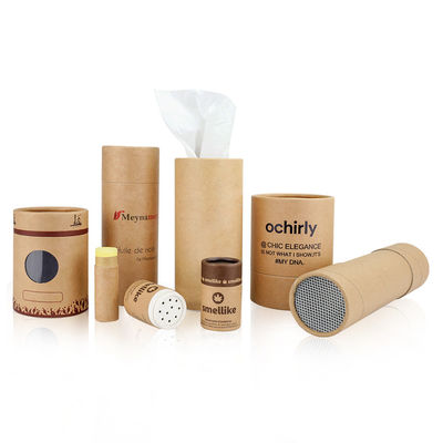 Opakowania kartonowe Papierowa tuba Uchwyt na długopis Aksamitna wstawka Spot Wykończenie UV