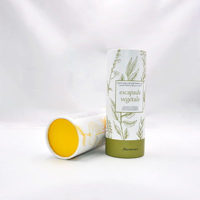 Niestandardowe drukowane pudełko na tubę z perfumami Aromaterapia z wkładką papierową