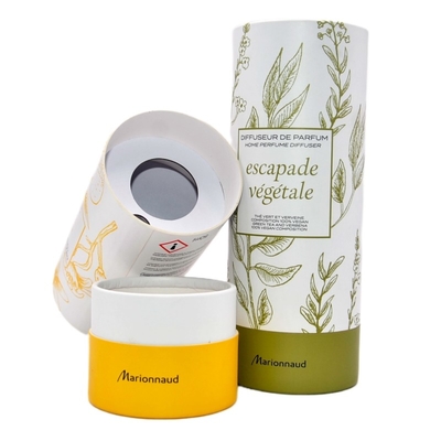 Niestandardowe drukowane pudełko na tubę z perfumami Aromaterapia z wkładką papierową