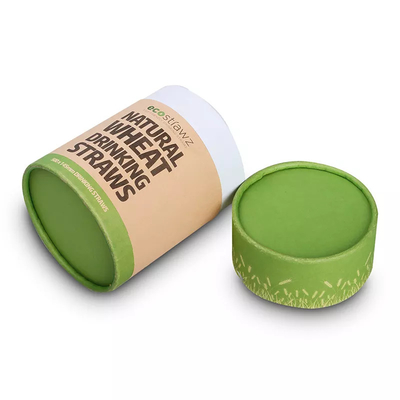 OEM Kraft Paper Food Tube Packaging Przyjazny dla środowiska CMYK Cylinder Tea Cardboard Box