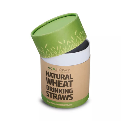 OEM Kraft Paper Food Tube Packaging Przyjazny dla środowiska CMYK Cylinder Tea Cardboard Box