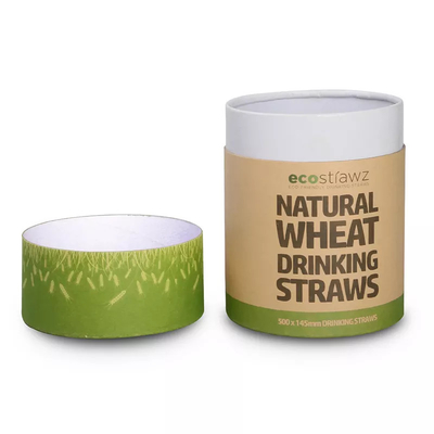 OEM Kraft Paper Food Tube Packaging Przyjazny dla środowiska CMYK Cylinder Tea Cardboard Box