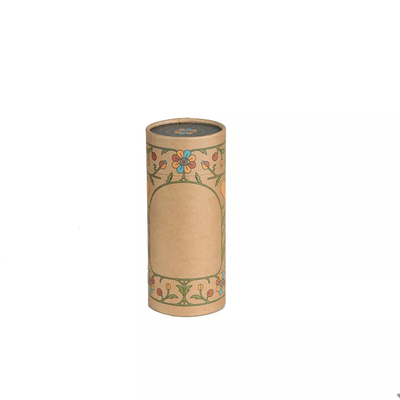 Niestandardowe drukowanie logo Kraft Paper Tube do pakowania kawy i herbaty