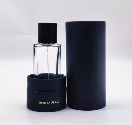 30ml 50ml 100ml Czarna tekturowa tubka na perfumy z wkładką EVA