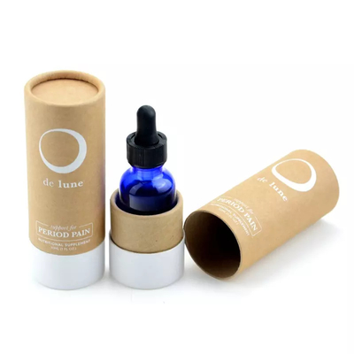 ODM Cosmetic Paper Tube Packaging Tłoczenie na gorąco Matowe lakierowanie