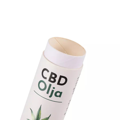 10 ml Olejek eteryczny CBD Okrągłe opakowanie z tuby papierowej Opakowanie tub kosmetycznych
