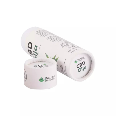 10 ml Olejek eteryczny CBD Okrągłe opakowanie z tuby papierowej Opakowanie tub kosmetycznych