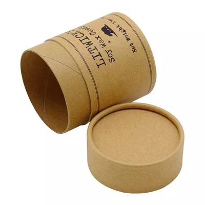 Opakowanie cylindrów papierowych o pojemności 3,5 uncji Niestandardowe logo Kraft Paper Tube Boxes