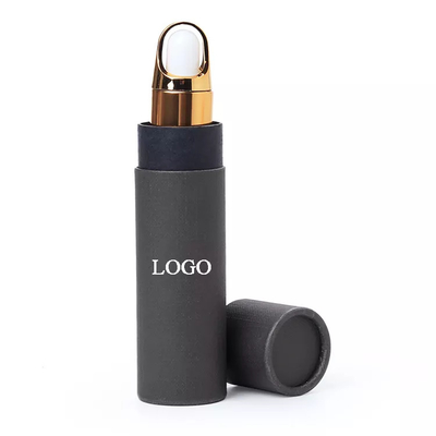 Niestandardowe logo z nadrukiem Black Kraft Essential Oil Tube Opakowanie tubki z papieru kosmetycznego
