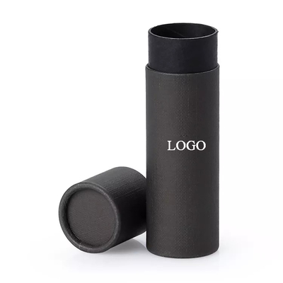 Niestandardowe logo z nadrukiem Black Kraft Essential Oil Tube Opakowanie tubki z papieru kosmetycznego