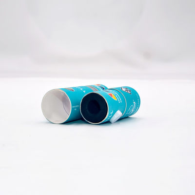 Niestandardowe opakowanie papierowe odporne na dzieci Vape Mała okrągła papierowa tuba z przezroczystym okienkiem