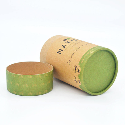 Drukowana żywność Kraft Paper Tube Okrągły cylinder Herbata Ciasteczka Opakowanie cukierków