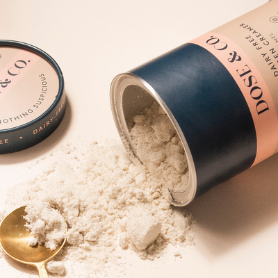 Food Grade Collagen Powder Paper Tube Canister Kartonowe opakowanie na proszek białkowy