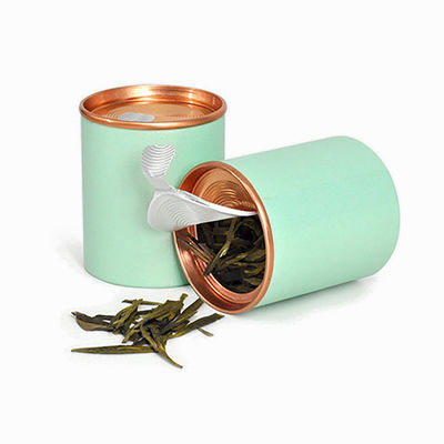 Szczelny cylinder z tektury spożywczej Peel Off Lid Tubka do pakowania w proszku do kawy i herbaty