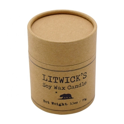 Opakowanie cylindrów papierowych o pojemności 3,5 uncji Niestandardowe logo Kraft Paper Tube Boxes