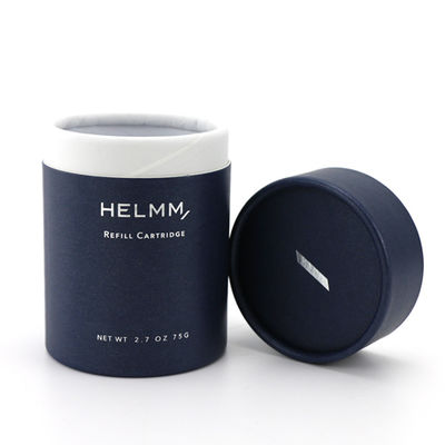 Pudełka kartonowe na produkty kosmetyczne Druk jedwabiu Tłoczenie Cylindryczne