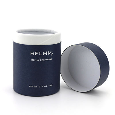 Pudełka kartonowe na produkty kosmetyczne Druk jedwabiu Tłoczenie Cylindryczne