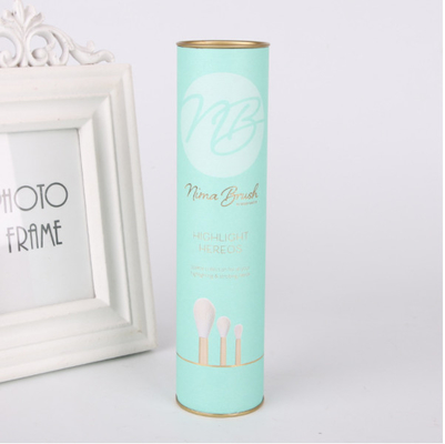 OEM Cosmetic Paper Tube Packaging Wytłaczana aksamitna poduszka włożona