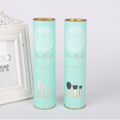 OEM Cosmetic Paper Tube Packaging Wytłaczana aksamitna poduszka włożona