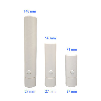 Blisterowa tuba papierowa odporna na dzieci, okrągłe pojemniki kartonowe OEM z pokrywkami