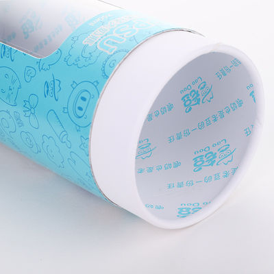 100 ml opakowanie z tuby papierowej z okienkiem, wytłaczane pudełko z papieru okiennego z PVC