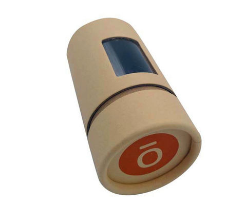 Opakowanie z tuby papierowej Flexo z okienkiem, opakowanie z przezroczystym okienkiem o grubości 2 mm