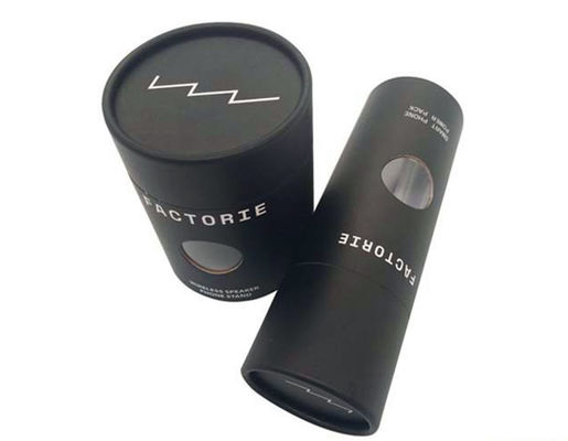 Opakowanie z tuby papierowej Flexo z okienkiem, opakowanie z przezroczystym okienkiem o grubości 2 mm