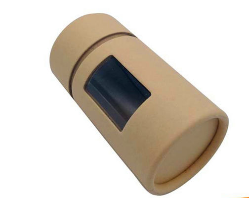 Opakowanie z tuby papierowej Flexo z okienkiem, opakowanie z przezroczystym okienkiem o grubości 2 mm