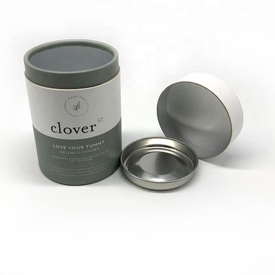 Uchwyt na tubę papierową A4, opakowanie z kartonu z recyklingu CMYK